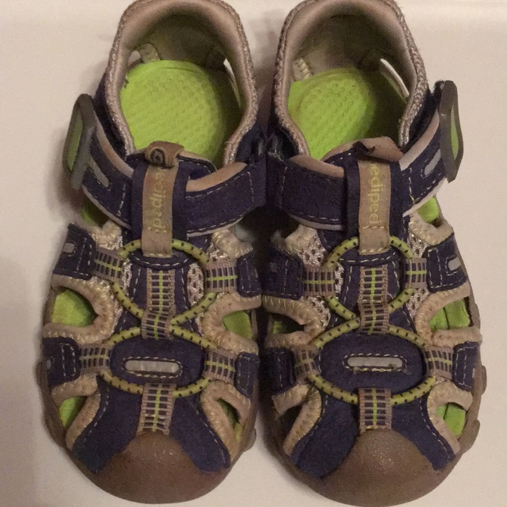 Pediped boys flex Canyon sandals navy size 24